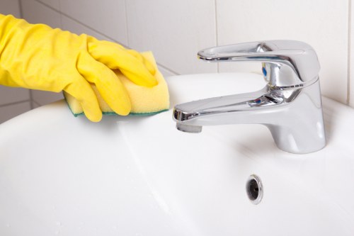 Weekly house cleaning checklist on a table