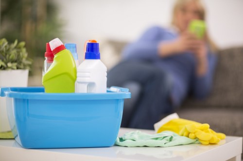 Tenant checklist for end of tenancy cleaning in a bedroom
